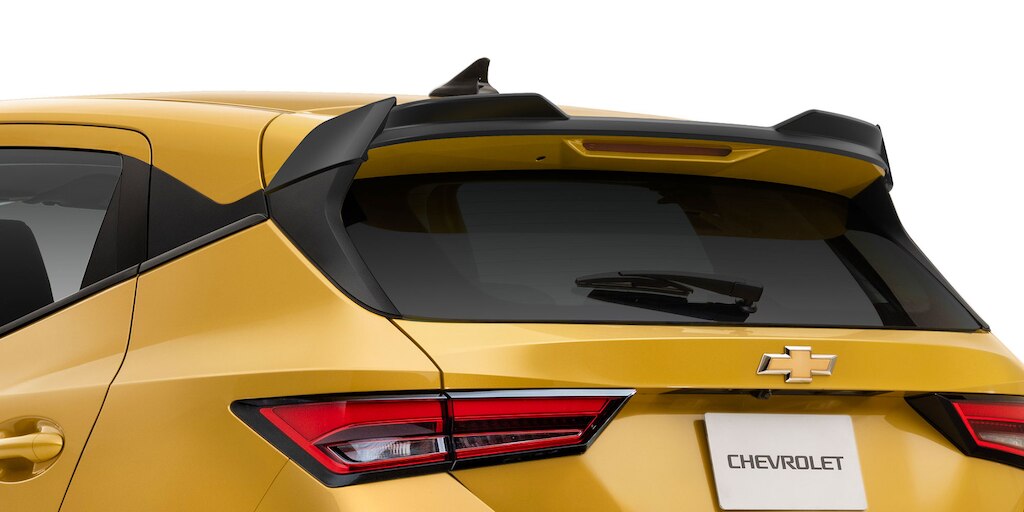 Moderno alerón para el exterior de tu nuevo Hatchback Chevrolet Aveo 2024