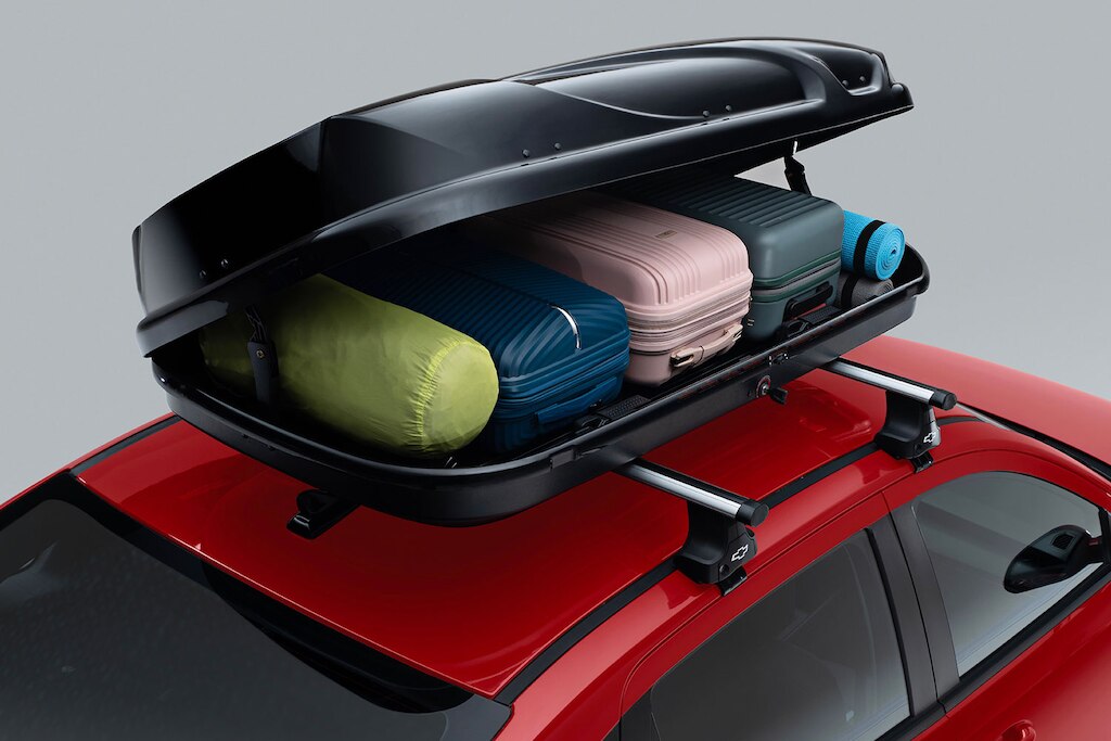 Concha porta equipaje y accesorios externos para viajar en tu  Chevrolet Aveo 2024 nuevo auto tipo sedán