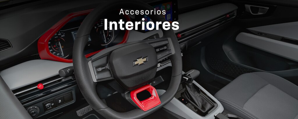Conoce los accesorios internos para protección y estética de tu nuevo auto tipo sedán originales de Chevrolet Aveo 2024