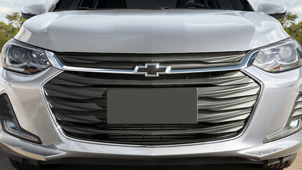 Emblema frontal negro, accesorio exterior para Chevrolet Onix 2024, sedán deportivo