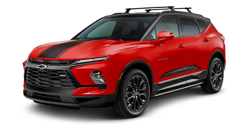 Personaliza tu camioneta mediana, Chevrolet Blazer 2024, con los exclusivos accesorios exteriores disponibles para tu vehículo