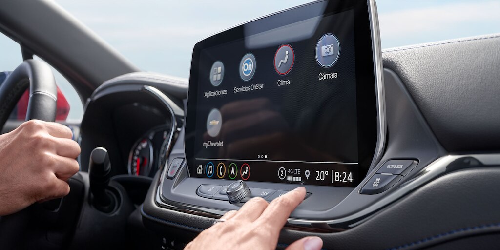 Configuración de asientos para 5 pasajeros en piel perforada para Chevrolet Blazer 2024, camioneta mediana