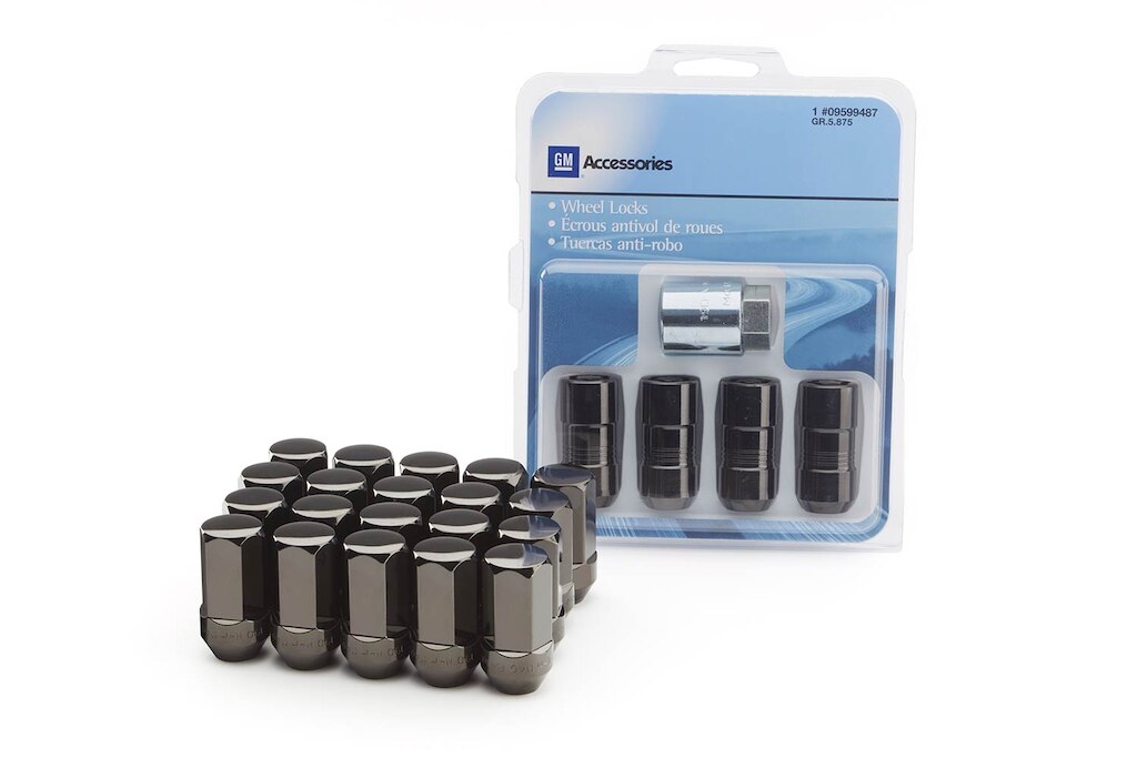 Kit birlos y birlos de seguridad en negro para Chevrolet Suburban 2024