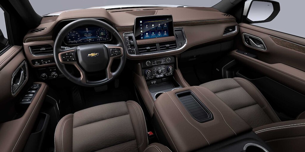 Chevrolet Suburban 2024 con interior en color piel mocha