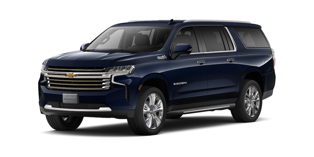 Suburban 2024 en color azul lunar con faros LED y Control crucero automático electrónico