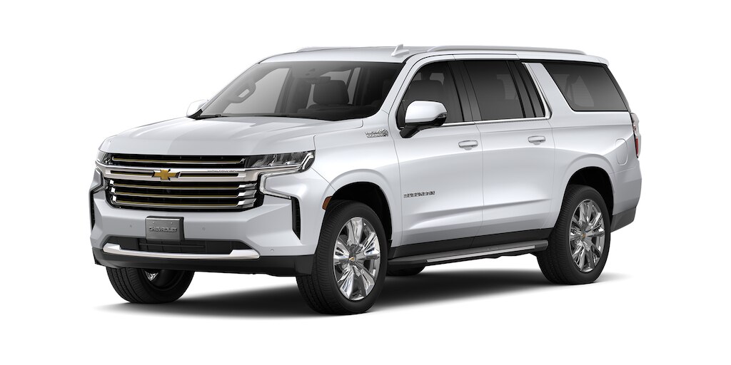 Chevrolet Suburban 2024 en color blanco con faros LED y Control crucero automático electrónico