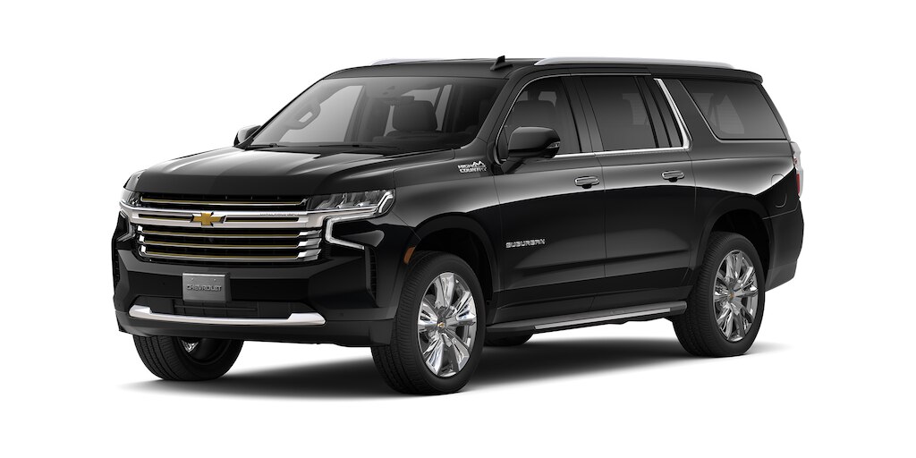 Chevrolet Suburban 2024 en color negro con faros LED y Control crucero automático electrónico