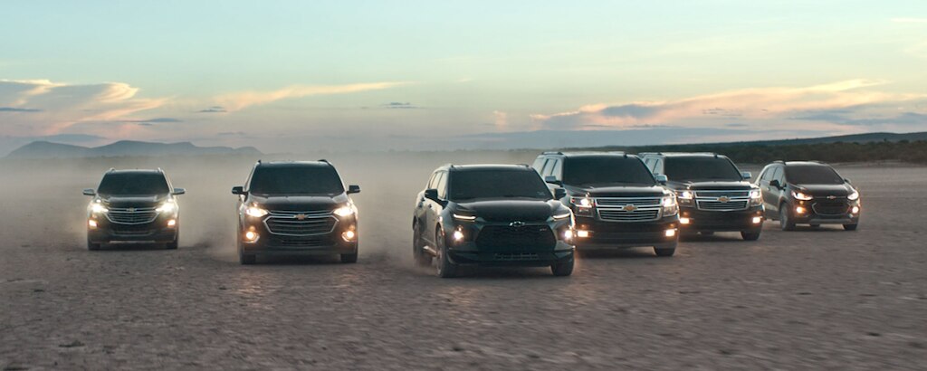 SUVs Chevrolet, Trax, Equinox, Traverse, Tahoe, Suburban