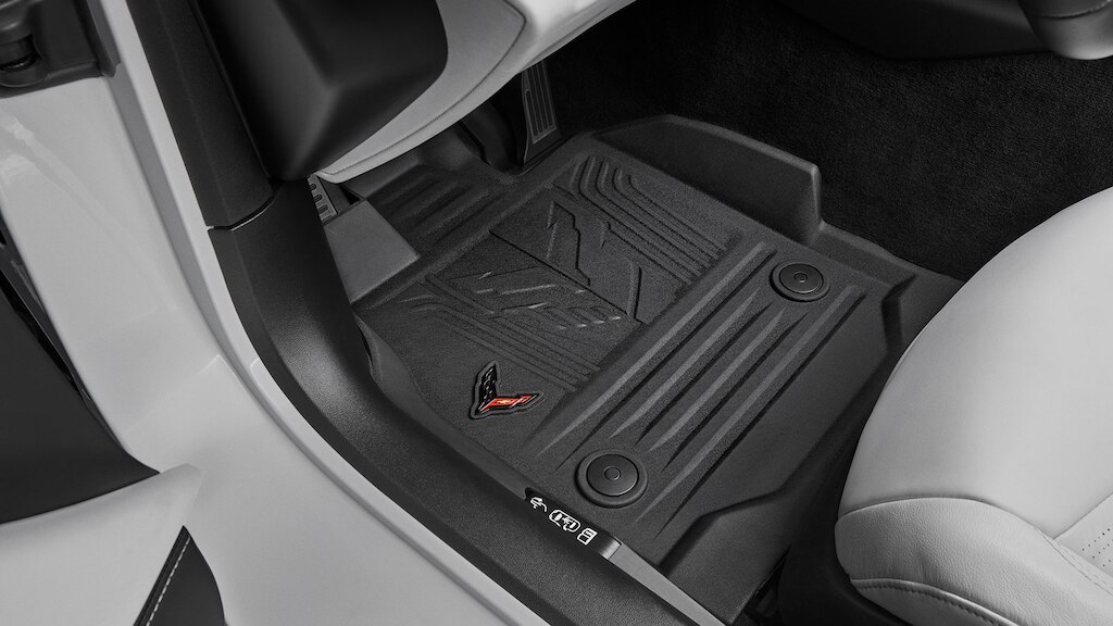 Tapetes de vinil rígido con emblema para Chevrolet Corvette Z06 2025