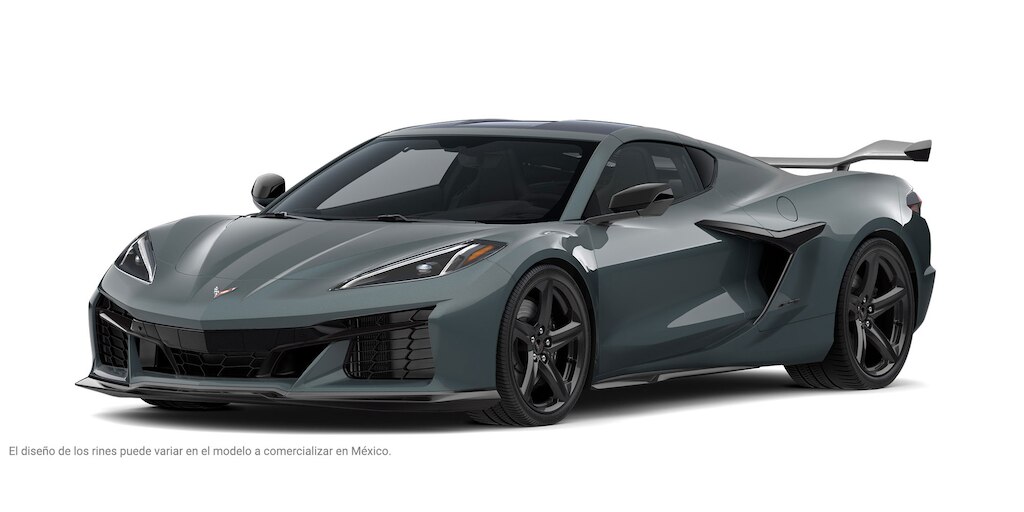 Chevrolet Corvette Z06 2025, auto deportivo de lujo en color Sea Wolf Tri Met