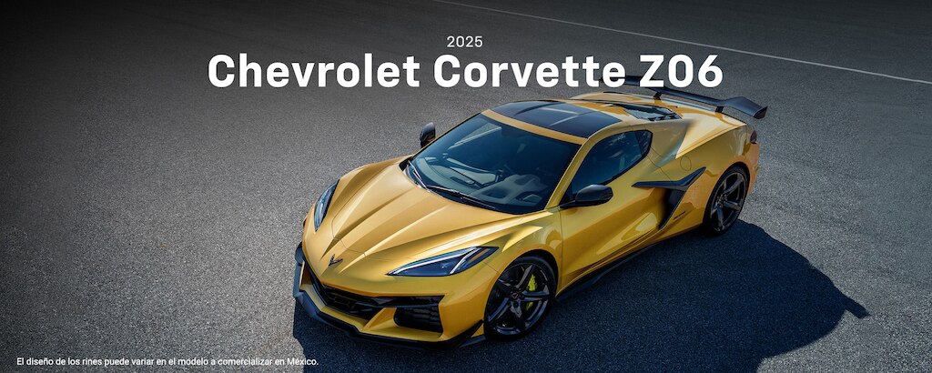 Chevrolet Corvette Z06 2025, tu nuevo auto deportivo de lujo con poderoso motor central y diseñado con acabados premium
