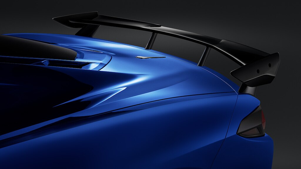  Spoiler black para Chevrolet Corvette 2025, carro deportivo de lujo