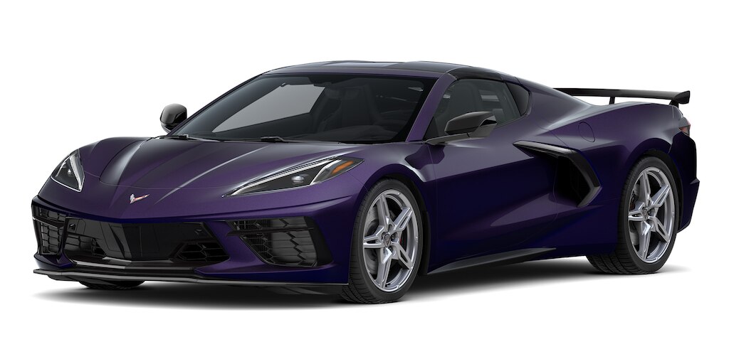 Chevrolet Corvette Stingray 2025 en color hysteria met