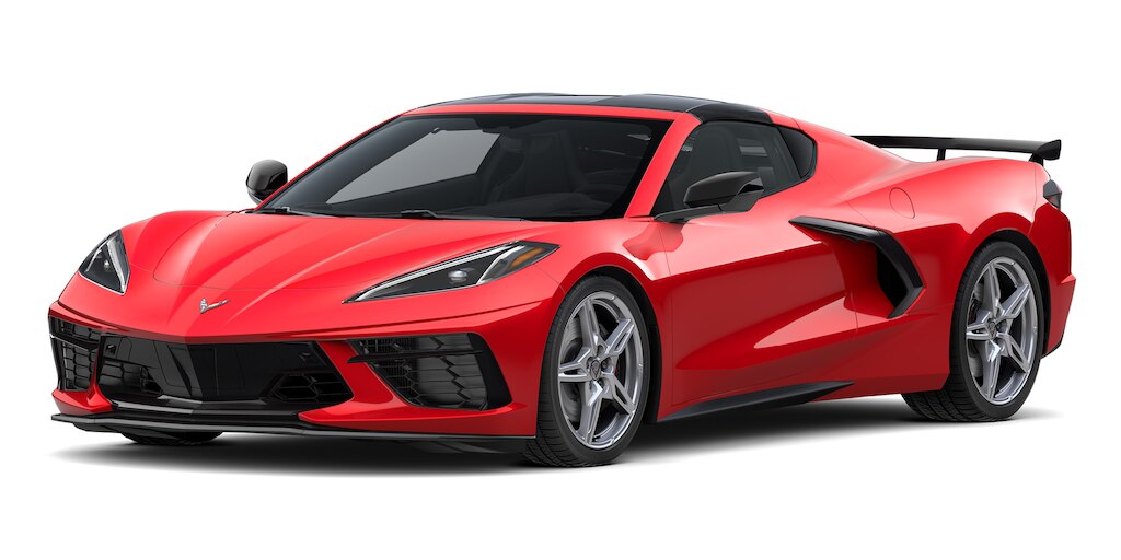 Chevrolet Corvette Stingray 2025 en color torch red
