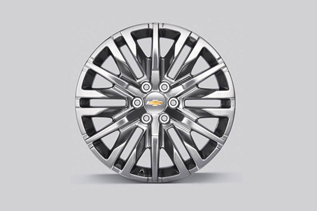 Rin de aluminio de 22 pulgadas pulido de 6 brazos para Chevrolet Cheyenne ZR2 BISON 2024