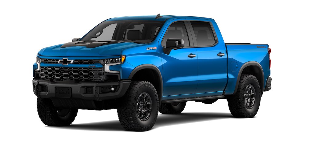 Nueva Chevrolet Cheyenne ZR2 BISON 2024 color azul atlántico