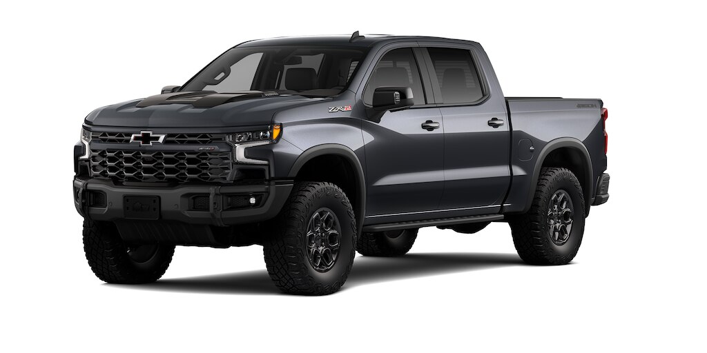 Nueva Chevrolet Cheyenne ZR2 BISON 2024 color gris asfalto metálico