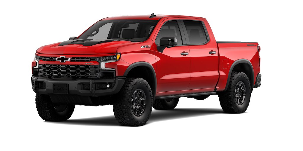 Nueva Chevrolet Cheyenne ZR2 BISON 2024 color rojo lava