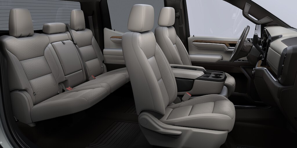 Interior Tela gris claro para Chevrolet Cheyenne 2024