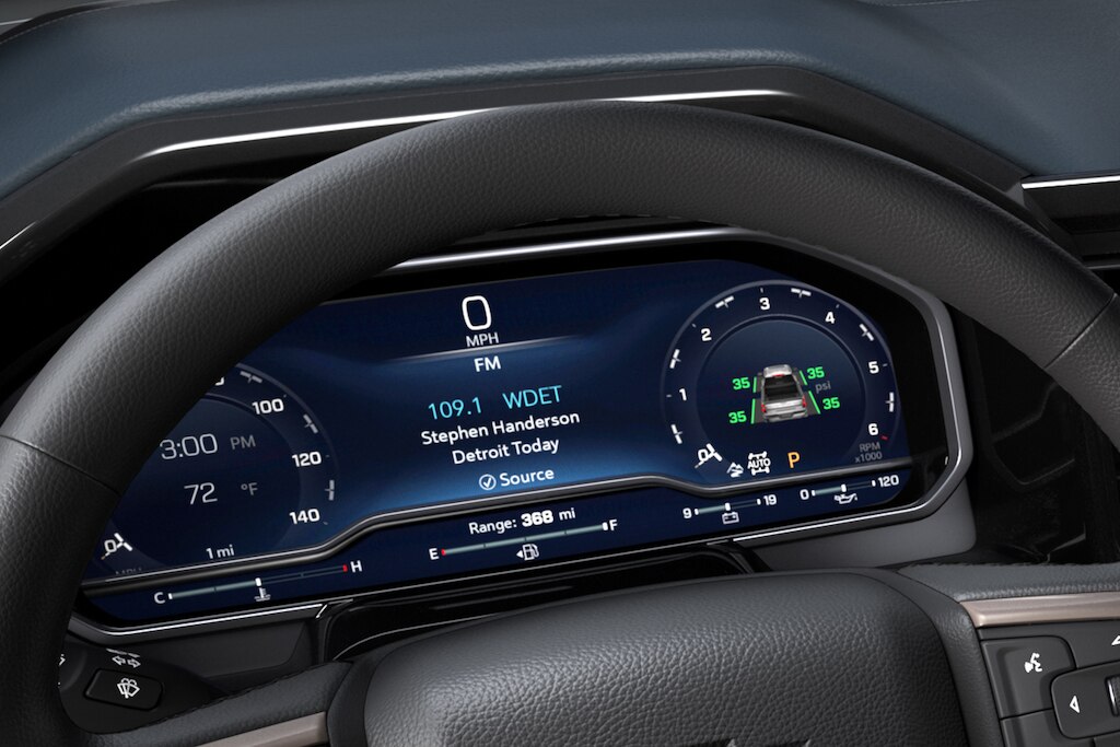 Nuevo clúster de instrumentos digital de 12.3 pulgadas para Chevrolet Cheyenne ZR2 BISON 2024