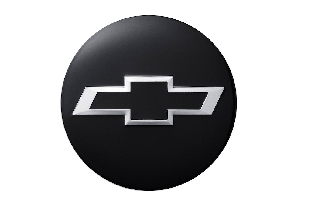 Centro de rin negro con emblema negro para Chevrolet Colorado 2024