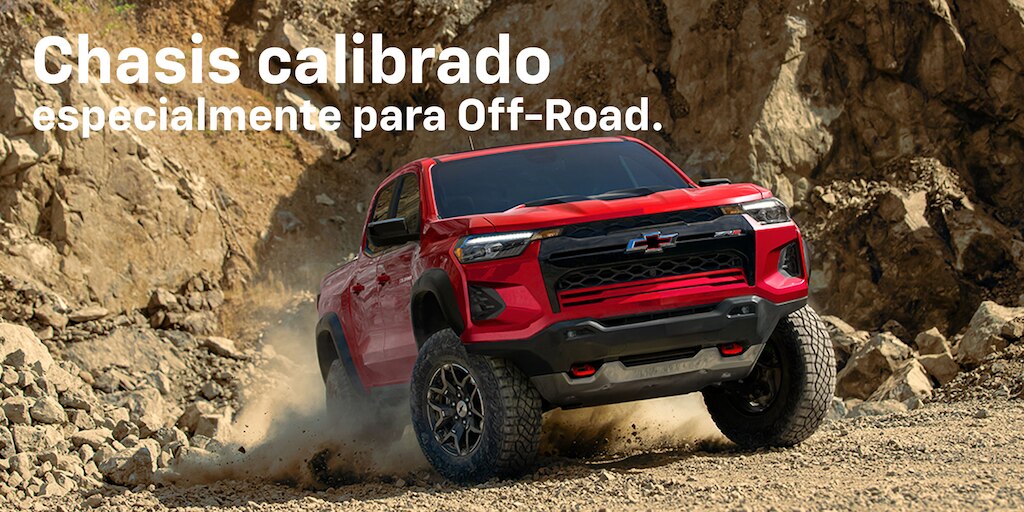 La nueva Chevrolet Colorado ZR2 2024, camioneta todoterreno 4x4 con chasis más alto calibrado para Off-Road