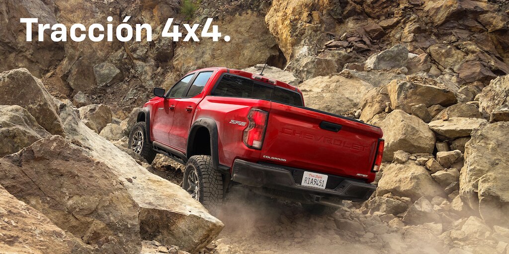 La nueva Chevrolet Colorado ZR2 2024, camioneta todoterreno con tracción 4x4 y bloqueo diferencial