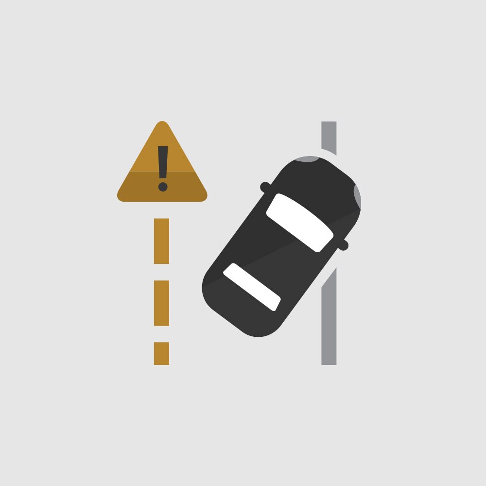 Ícono sistemas de seguridad nueva Chevrolet Colorado ZR2 2024, OnStar® asistencia de colisión y abandono de carril