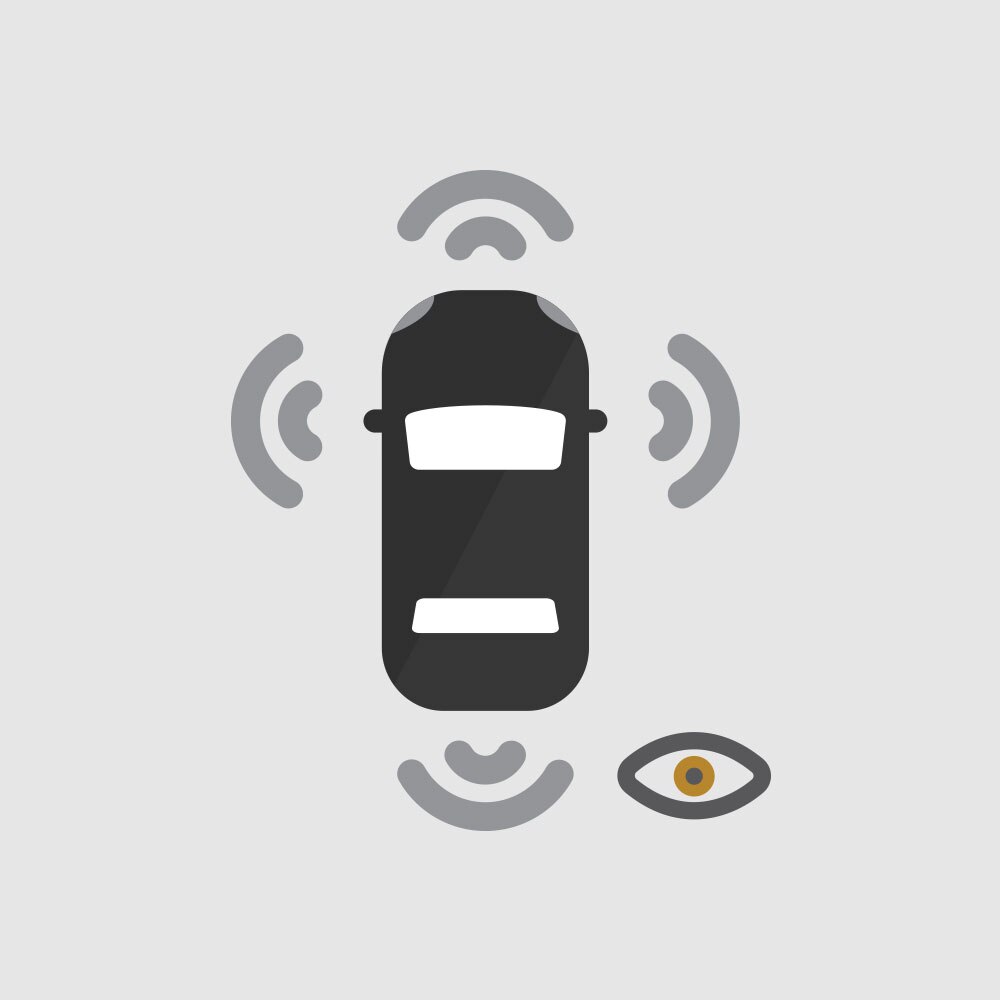 Ícono de seguridad nueva Chevrolet Colorado ZR2 2024, sistemas de cámaras 360 grados y cámara off-road