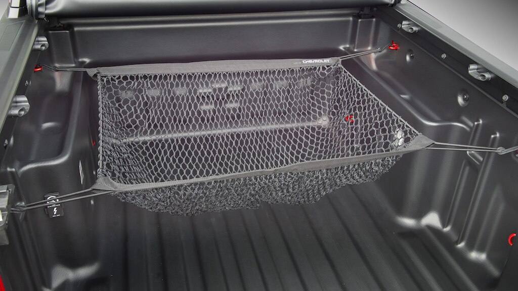 Organiza tu caja de carga con la red horizontal para pickup Chevrolet Montana 2024