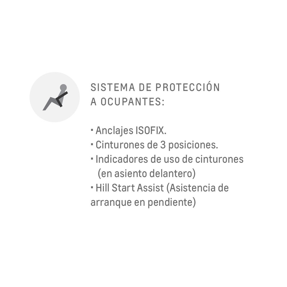 Imágenes de sistemas de seguridad  para nueva Chevrolet Montana 2024