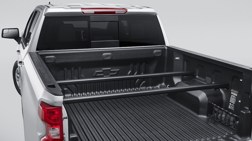 Barras transversales para caja de Chevrolet Silverado Turbo 2024, camioneta de trabajo
