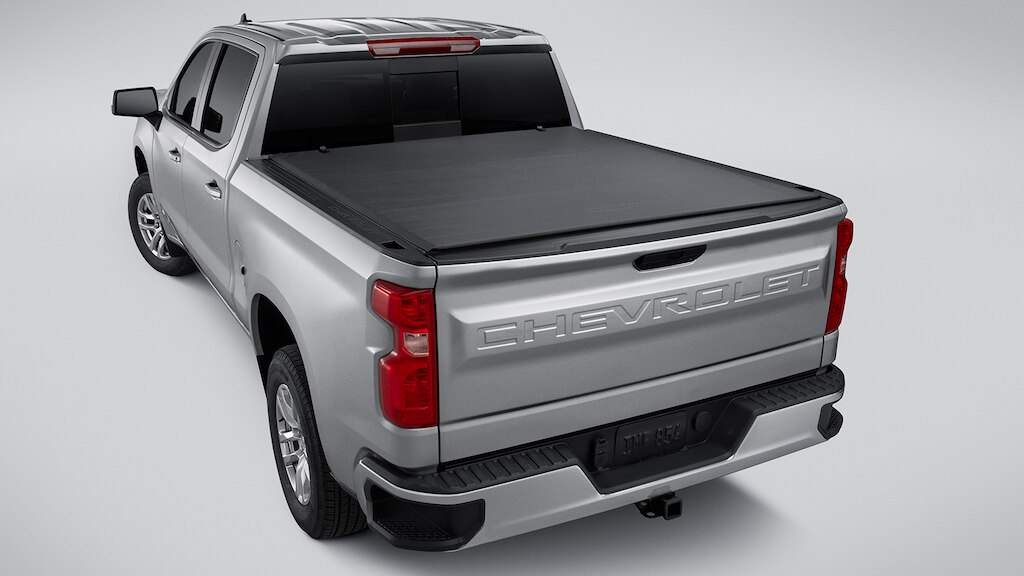 Cubierta para caja enrollable de tu Chevrolet Silverado Turbo 2024, camioneta de trabajo